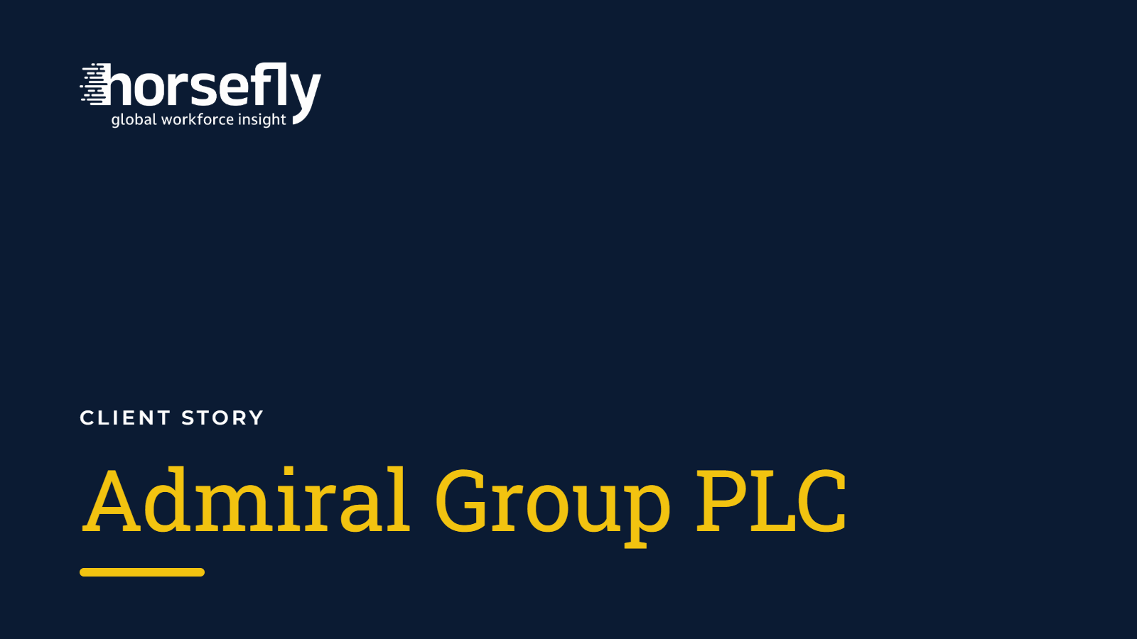 Admiral Group PLC - Client Story