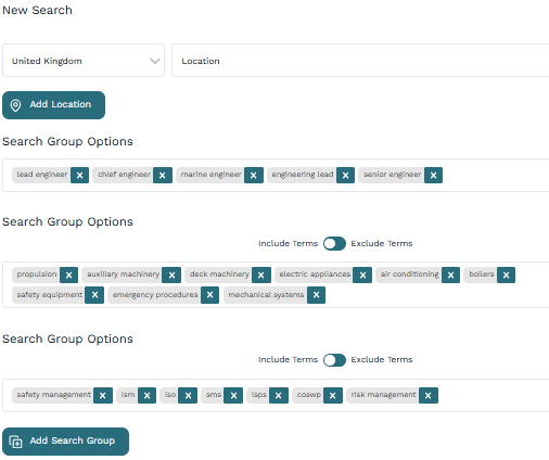Horsefly Search Builder Insights capability