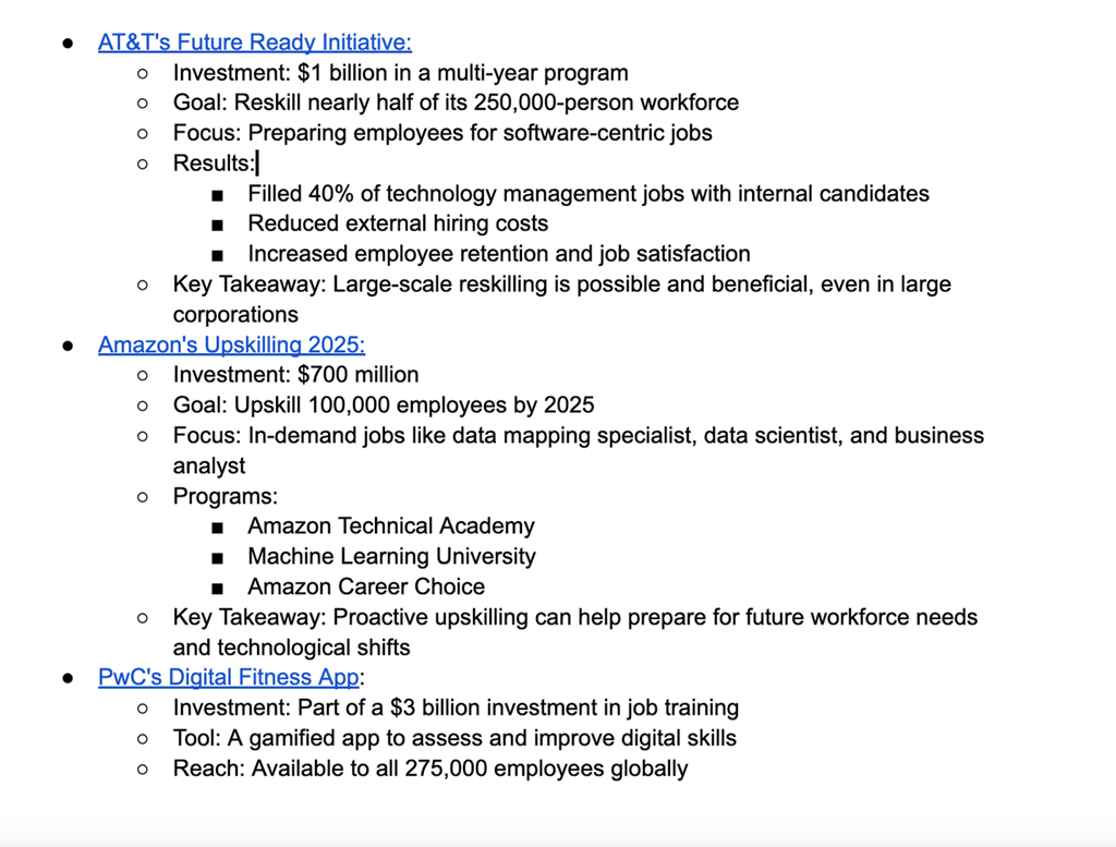Image includes results from sample investments all text.