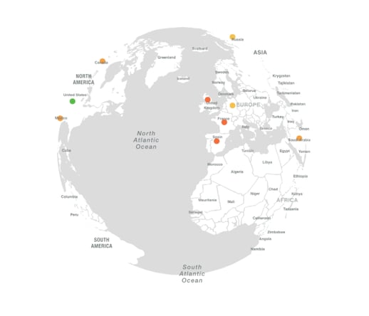 workforce intelligence global heatmap