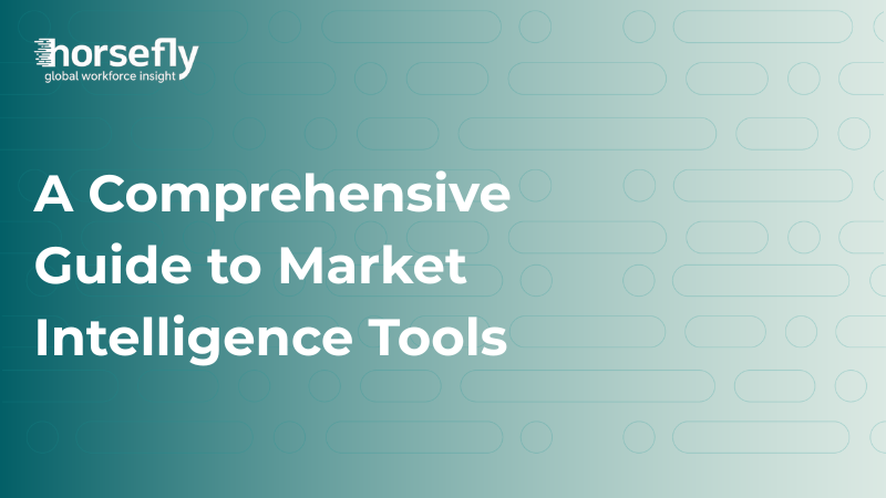 Image shows title page image for the blog - A Comprehensive Guide to Market Intelligence Tools