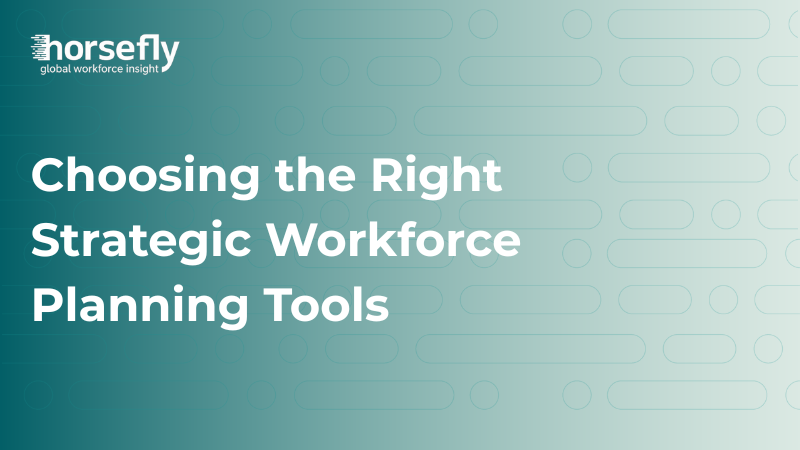 Image shows the title page - Choosing the Right Strategic Workforce Planning Tool
