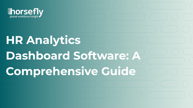 Image shows title page for blog - HR Analytics Dashboard Software: A Comprehensive Guide