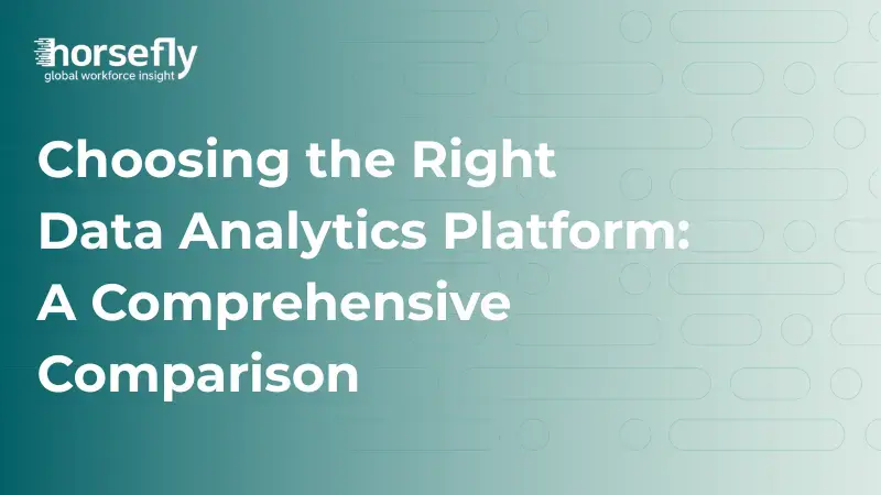 Image shows title page image for the blog - Choosing the Right Data Analytics Platform: A Comprehensive Comparison