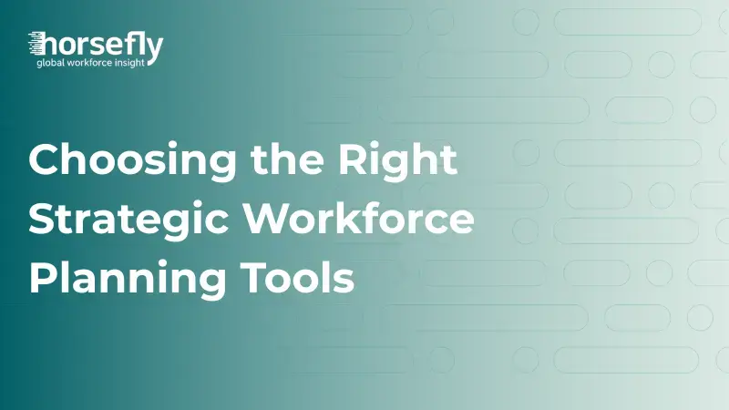 Image shows the title page - Choosing the Right Strategic Workforce Planning Tool